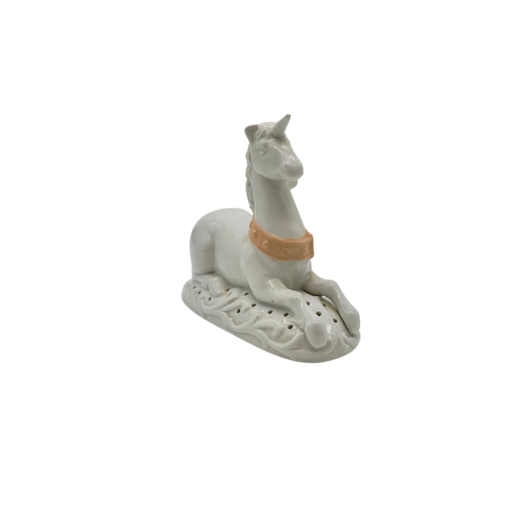 Avon Tapestry Collection Porcelain Unicorn Potpourri Holder