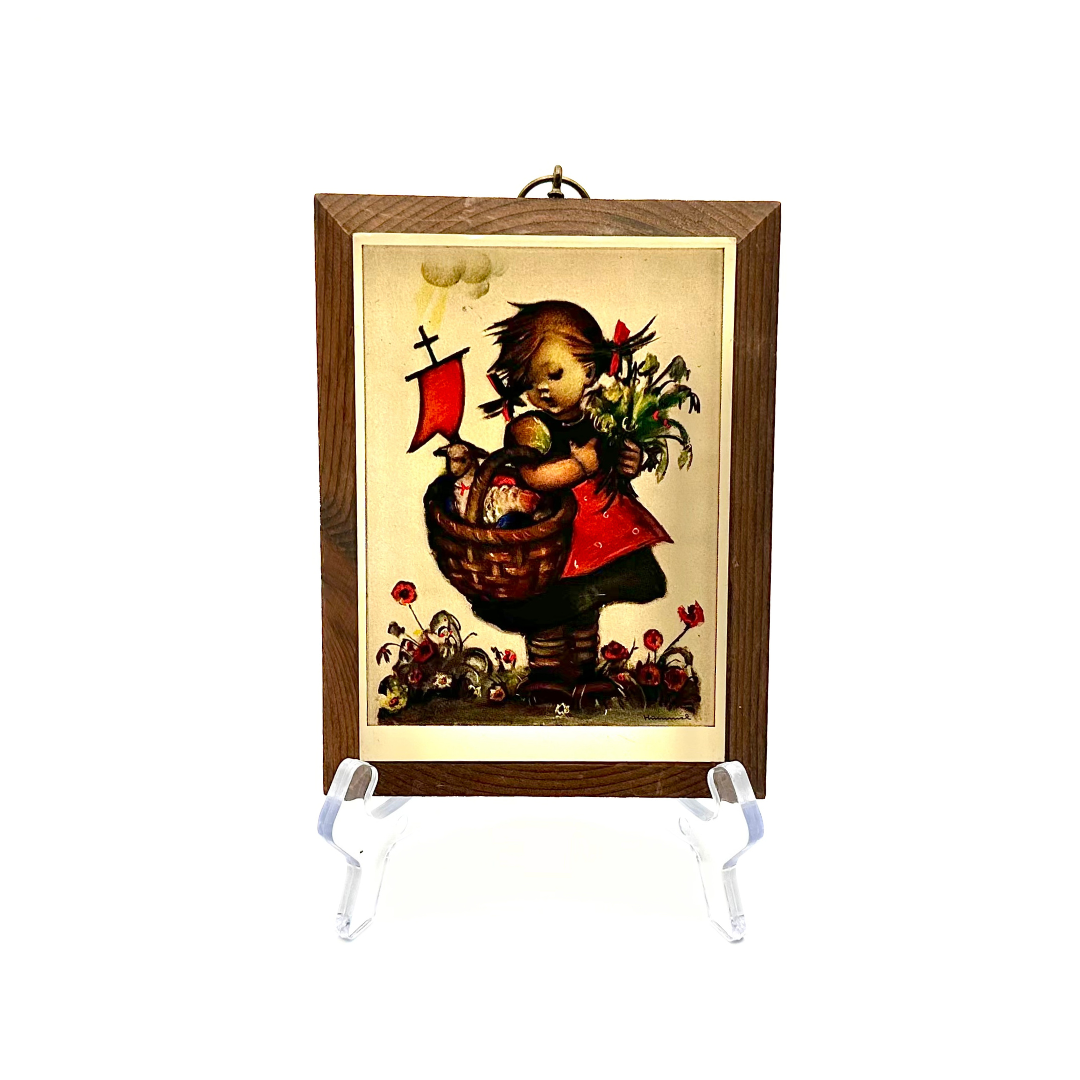 Hummel Wood Plaque Print