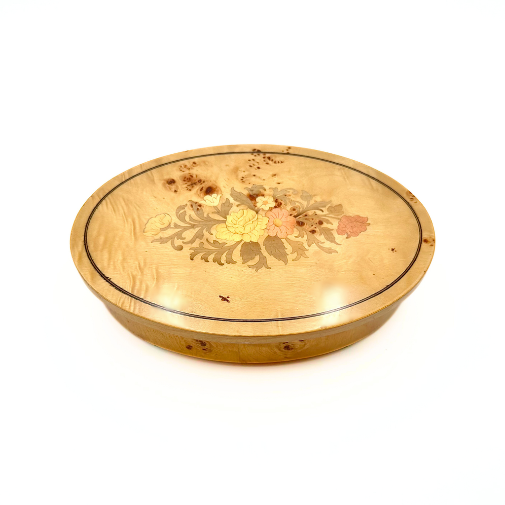 Lionvale Italian Marquetry Jewelry Music Box