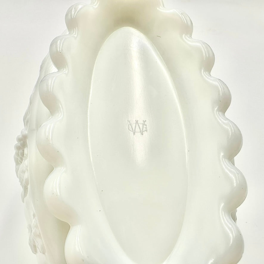 Westmoreland Milk Glass Split Handle Basket