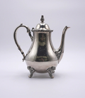 Vintage International Silver Co Wilcox American Rose 7301 Silverplate Teapot
