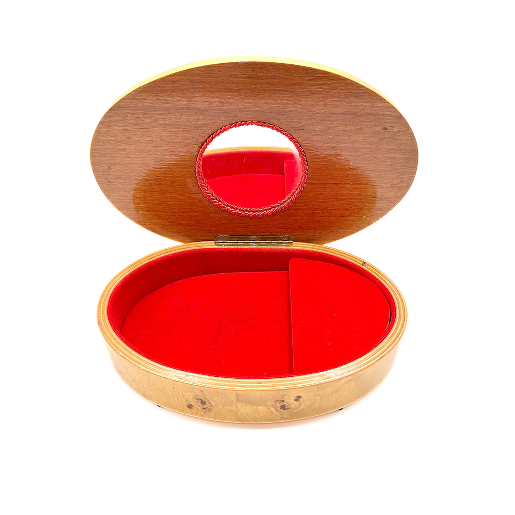 Lionvale Italian Marquetry Jewelry Music Box
