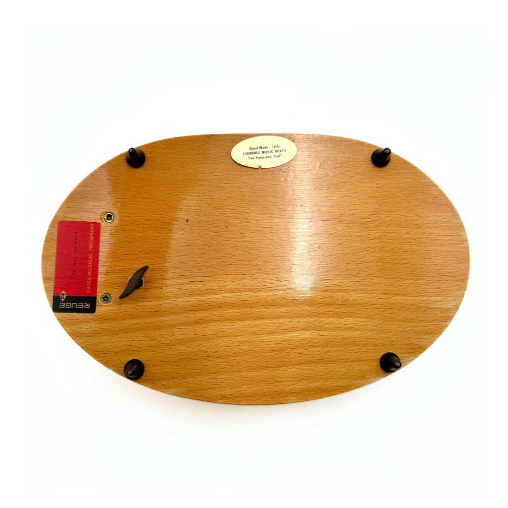Lionvale Italian Marquetry Jewelry Music Box