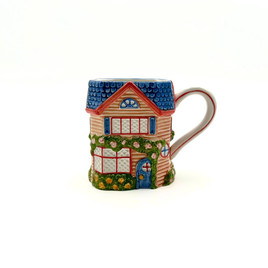 Avon Cottage Collection Pink House Mug