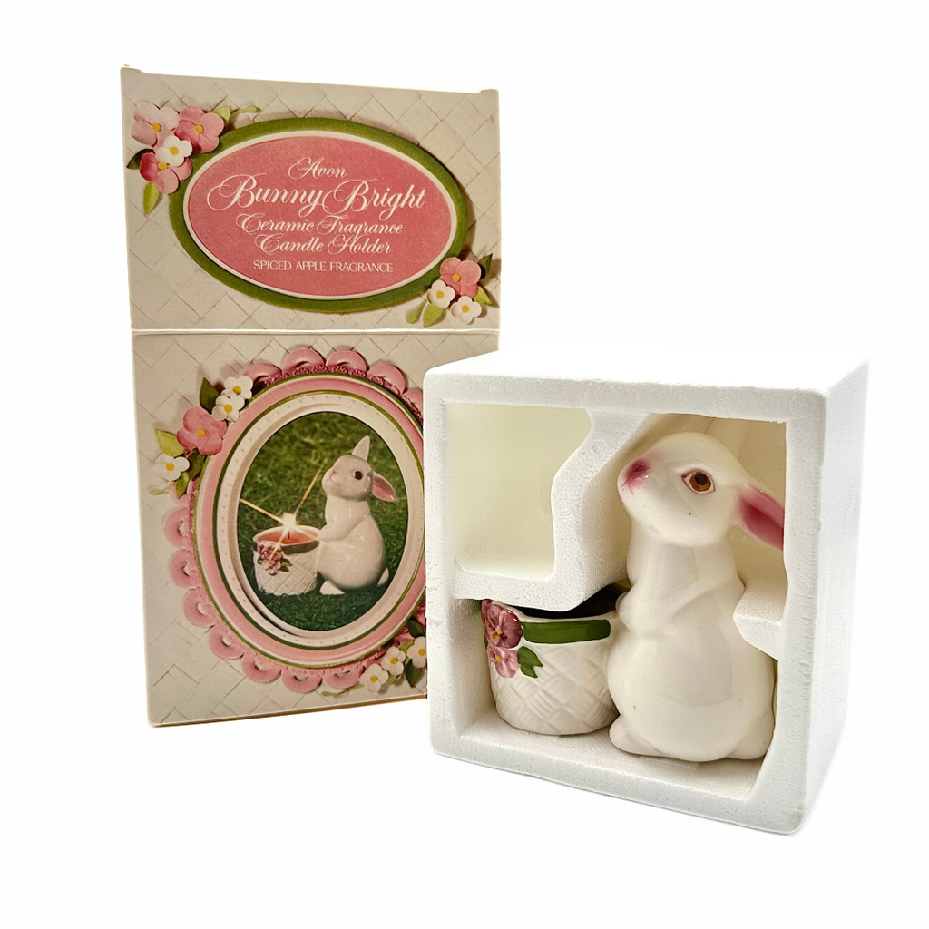 Avon "Bunny Bright" Ceramic Fragrance Candle Holder