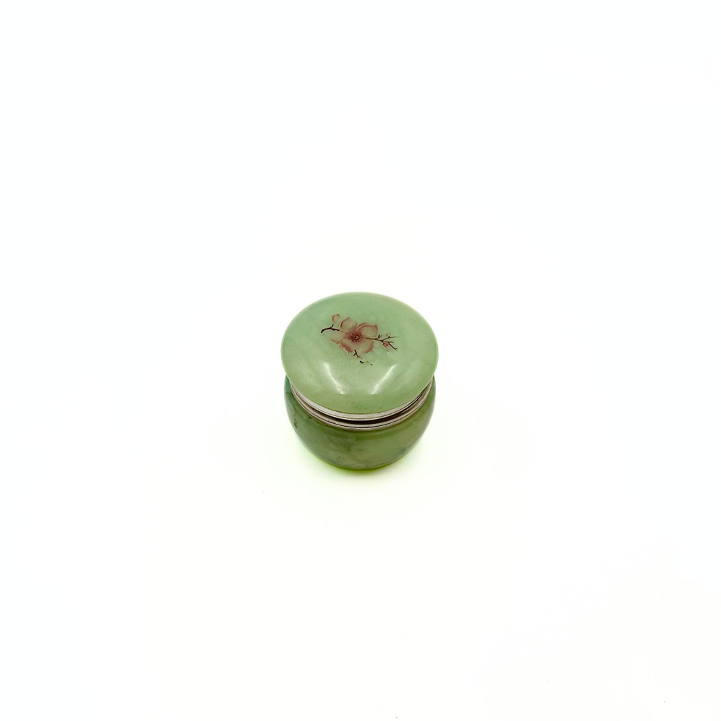 Genuine Italian Alabaster Hinged Trinket Box
