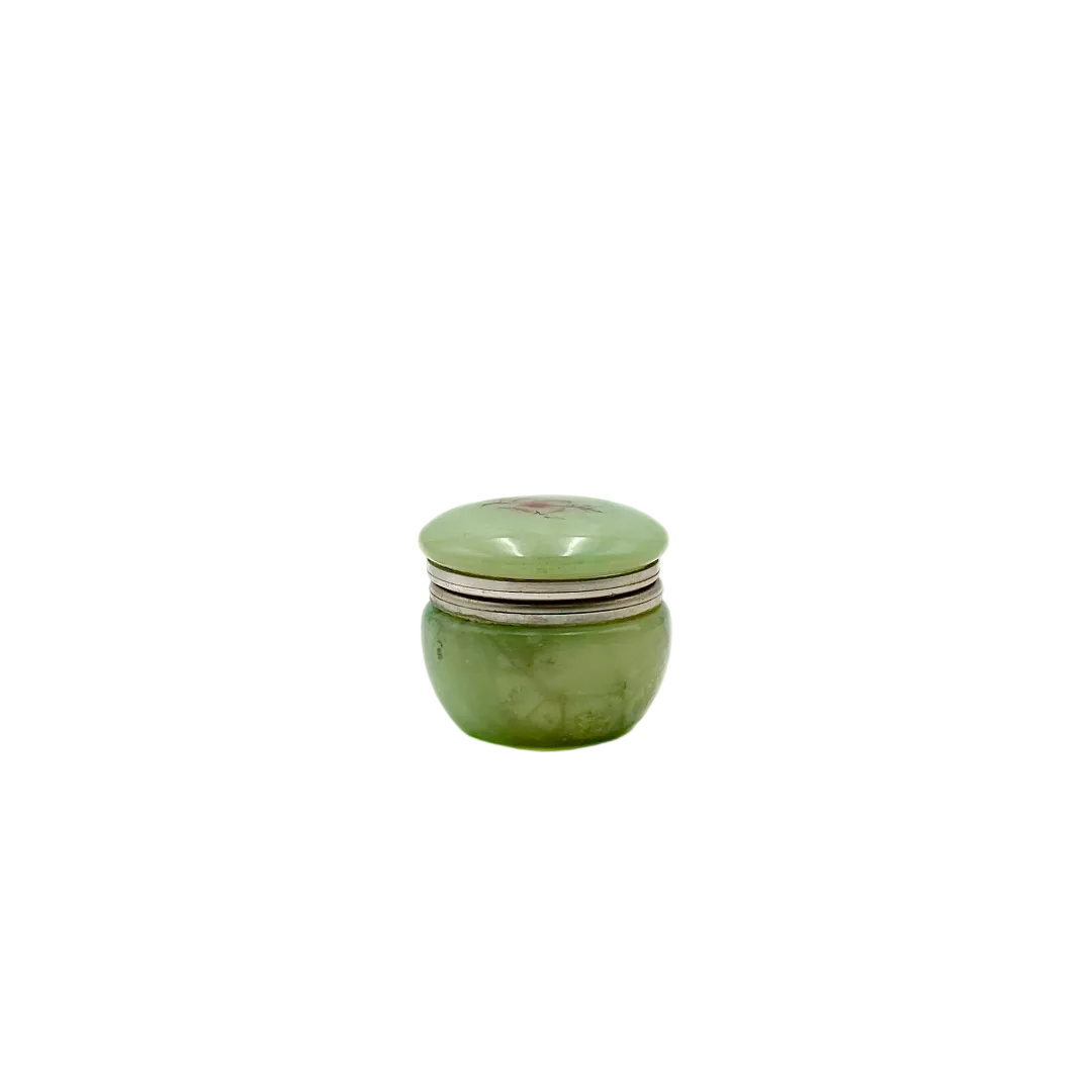 Genuine Italian Alabaster Hinged Trinket Box