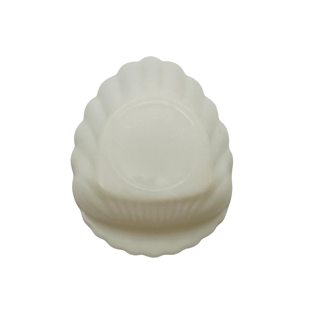 Hazel Atlas Milk Glass Scallop Shell Soap Dish