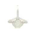Fenton Satin Glass Strawberry Basket