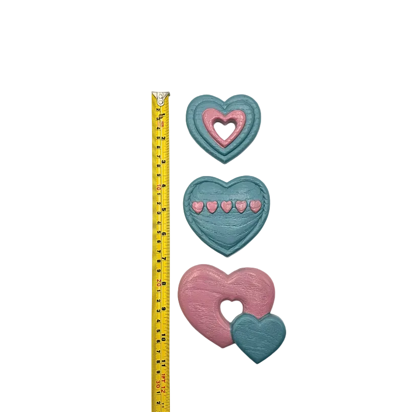 Burwood Heart Wall Plaques Set of 3