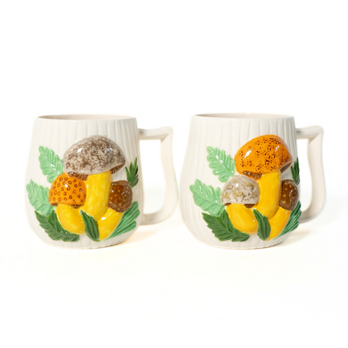Arnel 1970s Mushroom Mugs