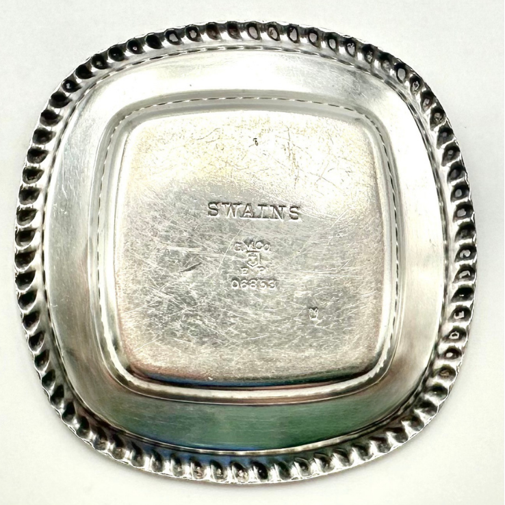 Swains Silverplated Tray By GW Co #03858