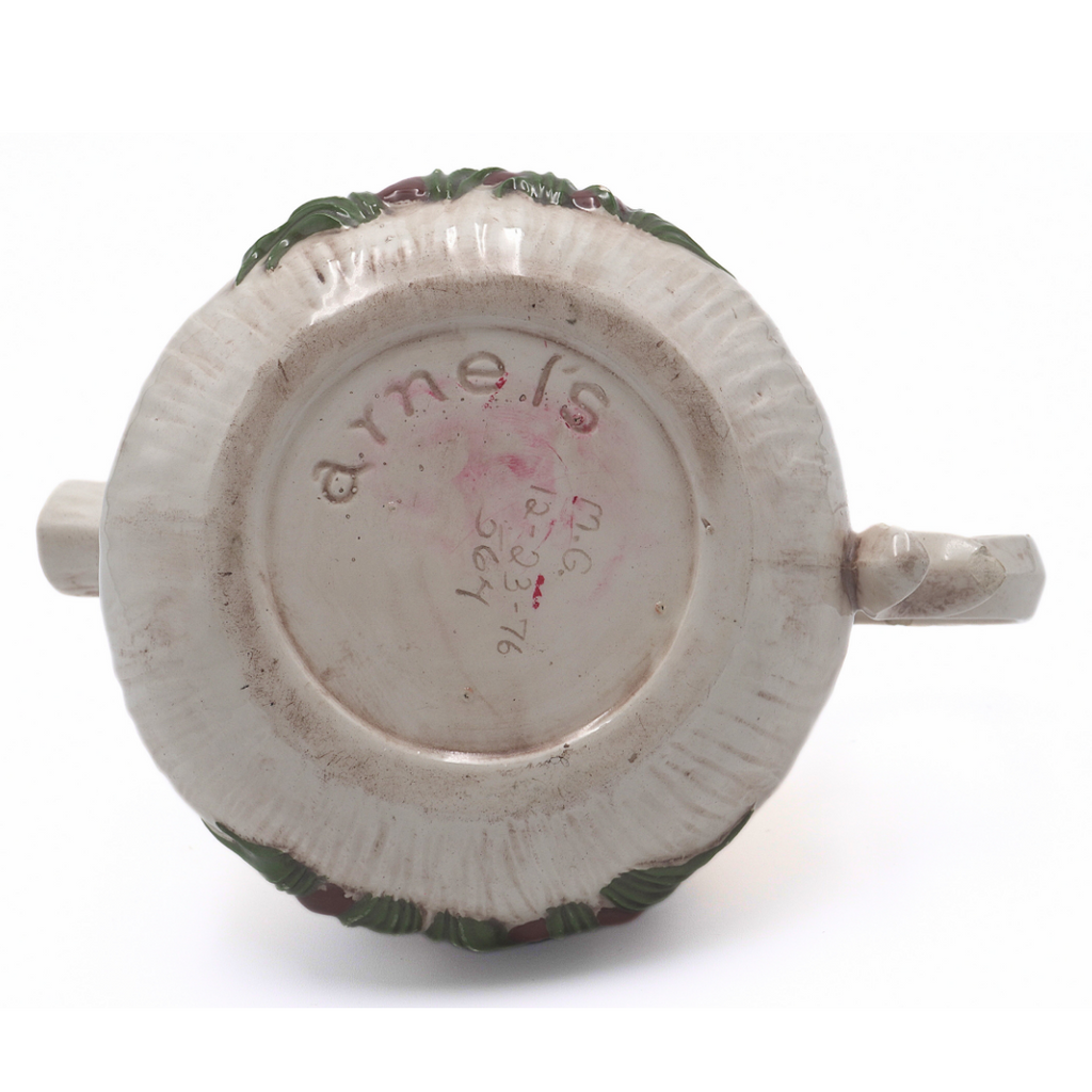 Arnel 1970s Mushroom Teapot and Creamer Set