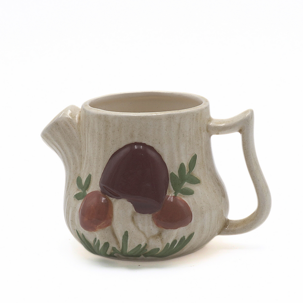 Arnel 1970s Mushroom Teapot and Creamer Set