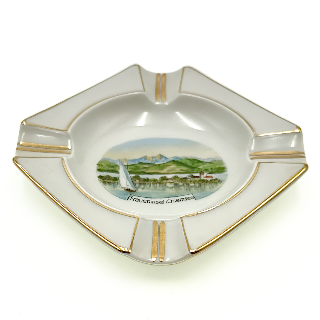 Chiemsee Germany Ashtrays Set of 2