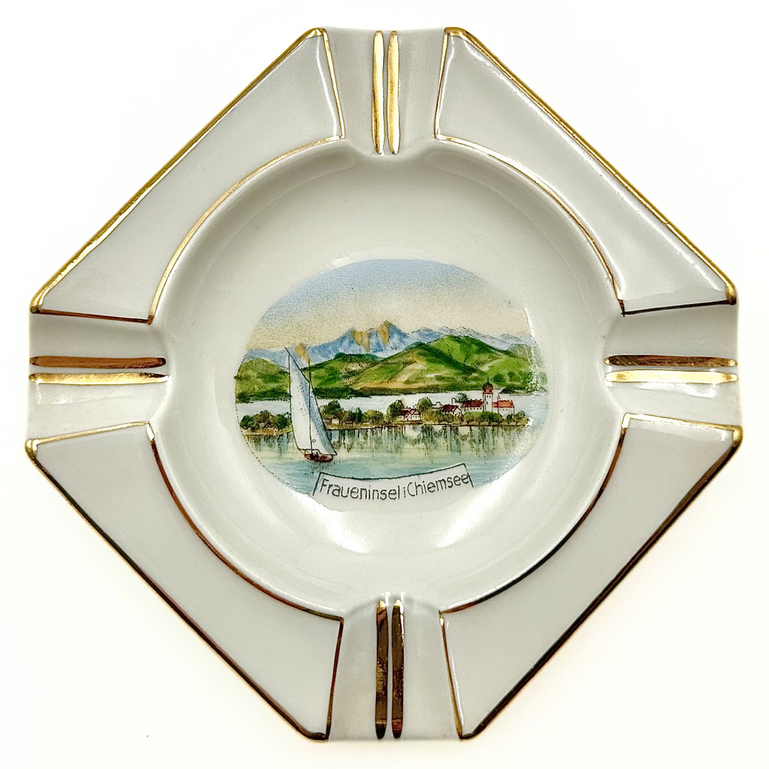 Chiemsee Germany Ashtrays Set of 2