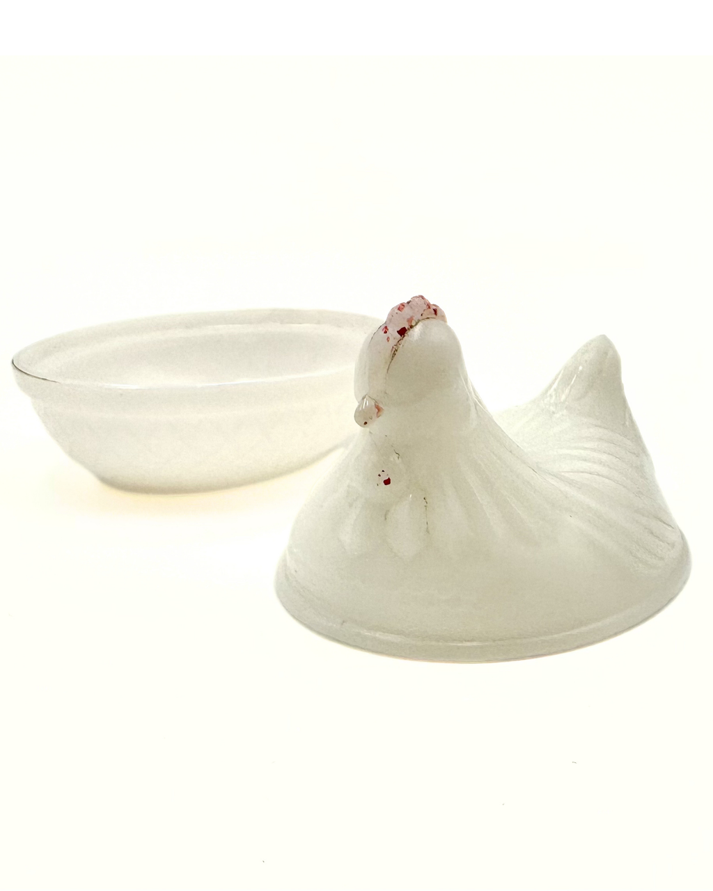 Anchor Hocking Milk Glass Hen on Nest