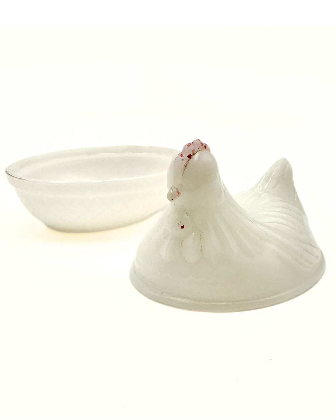 Anchor Hocking Milk Glass Hen on Nest