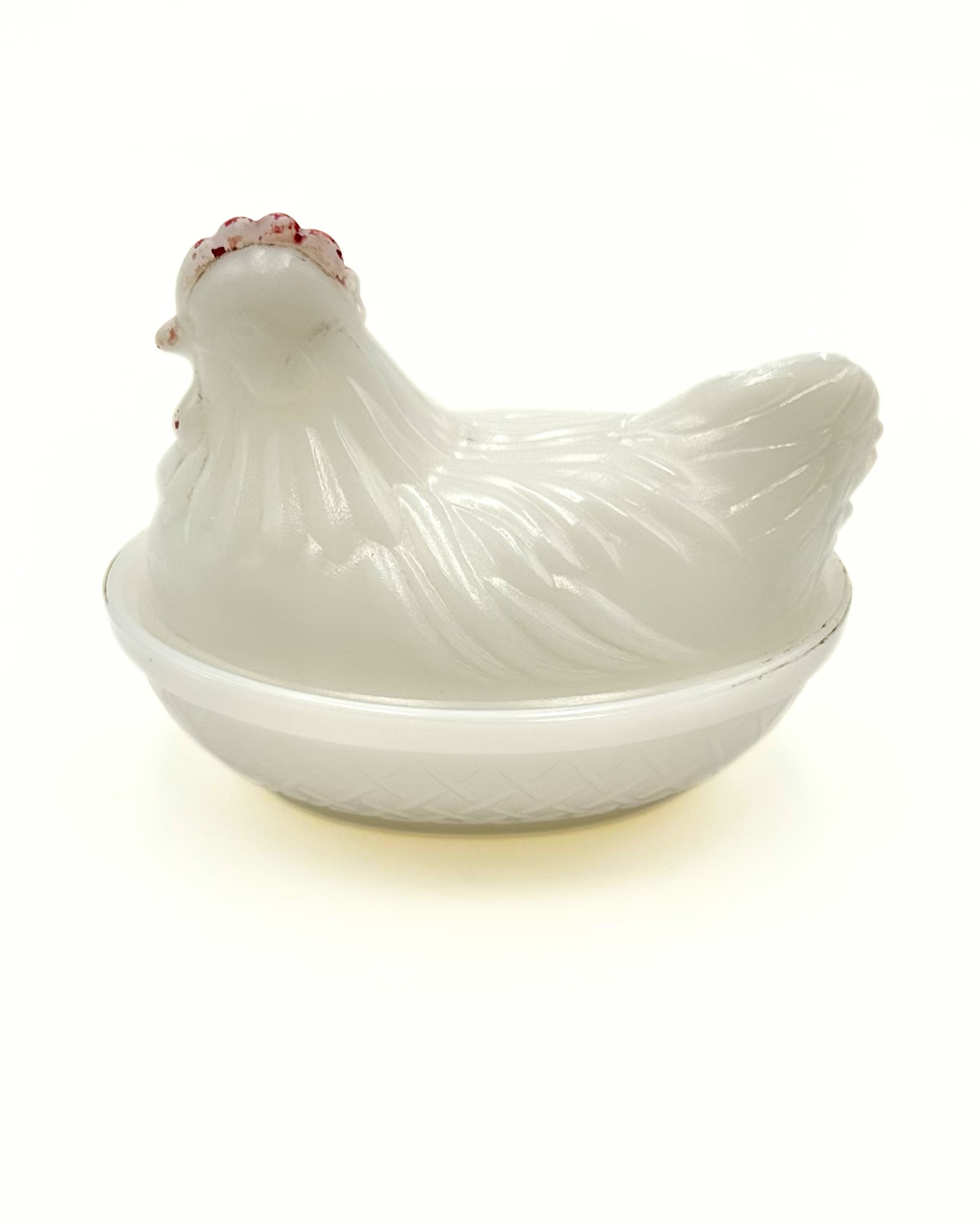 Anchor Hocking Milk Glass Hen on Nest