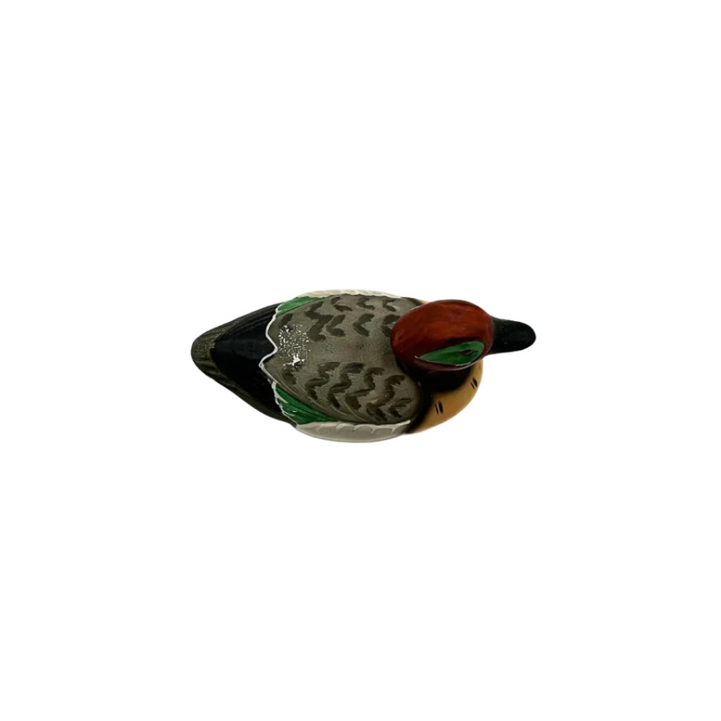 Jasco Ceramic Mallard Duck Lint Brush