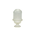 Viking Glass Clear Diamond Point Fairy Lamp