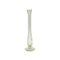 L.E. Smith Clear Swung Glass Bud Vase