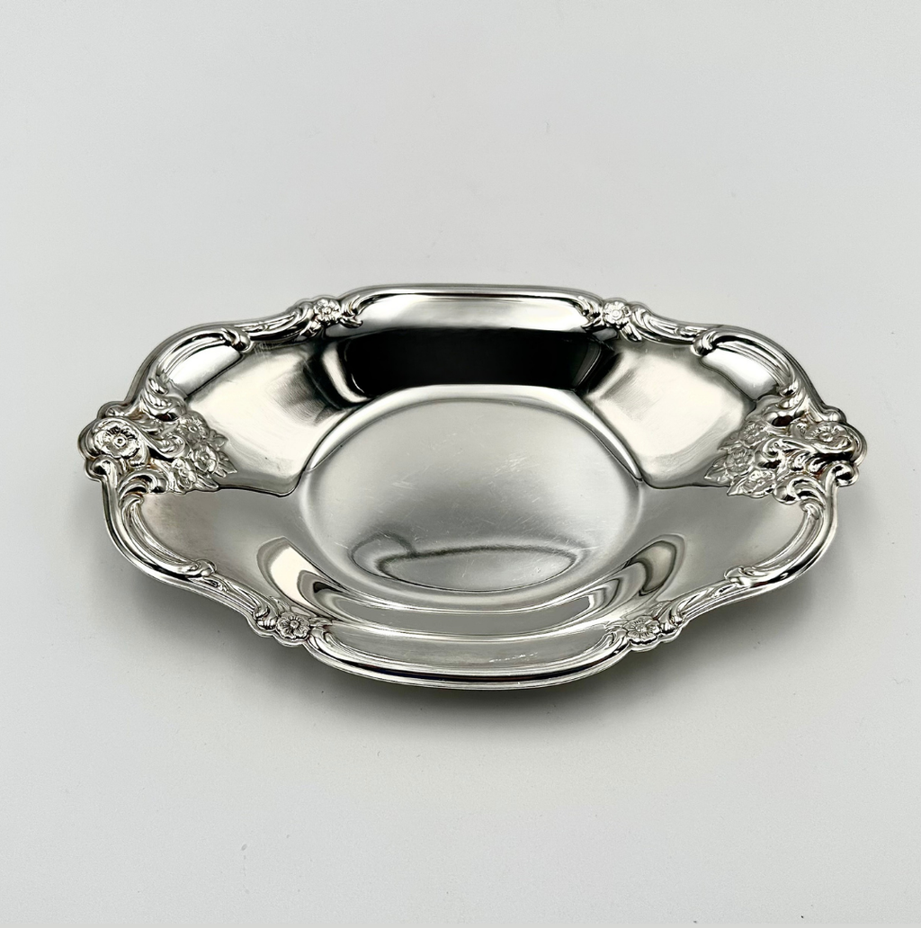 International Silver Tray 448 Engraved 1972