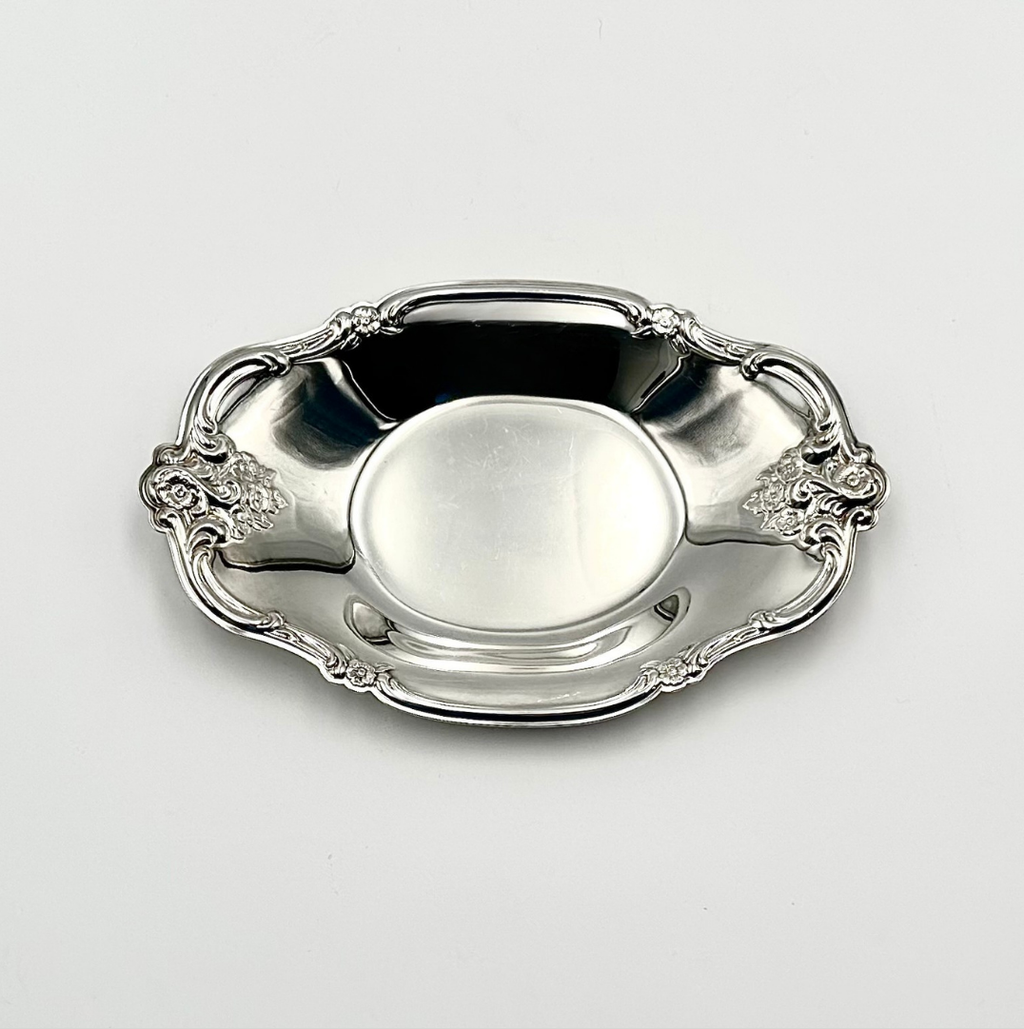 International Silver Tray 448 Engraved 1972