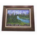 Signed Ed Leingang Landscape Painting