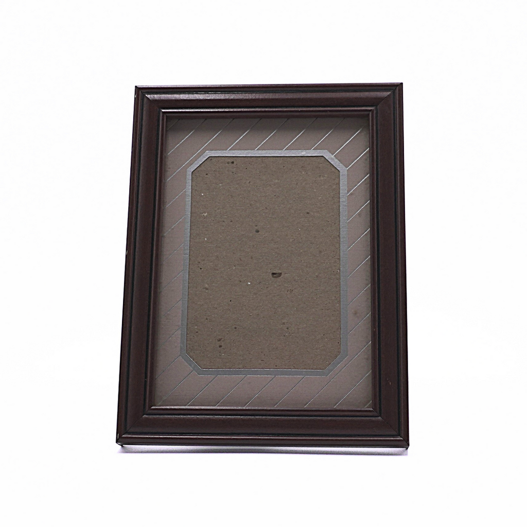 Classic Dark Wood Tabletop Picture Frame