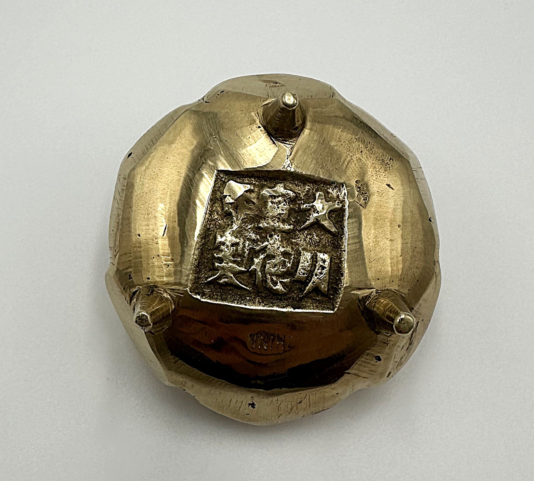 Vintage Brass Tripod Incense Burner