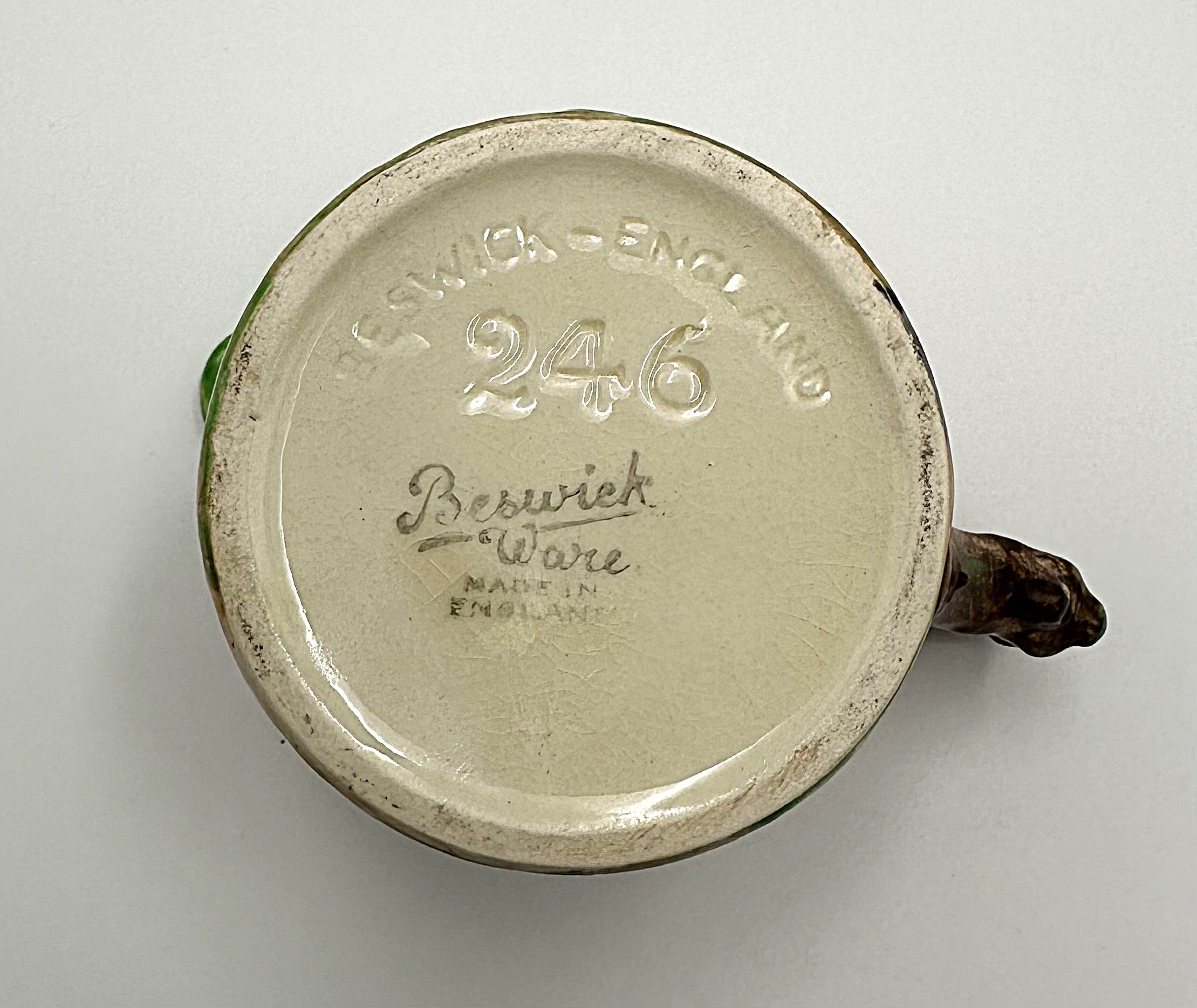 Vintage Beswick Ware Sugar and Creamer Set