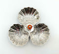 International Silverplate Divided Seashell Serving Dish