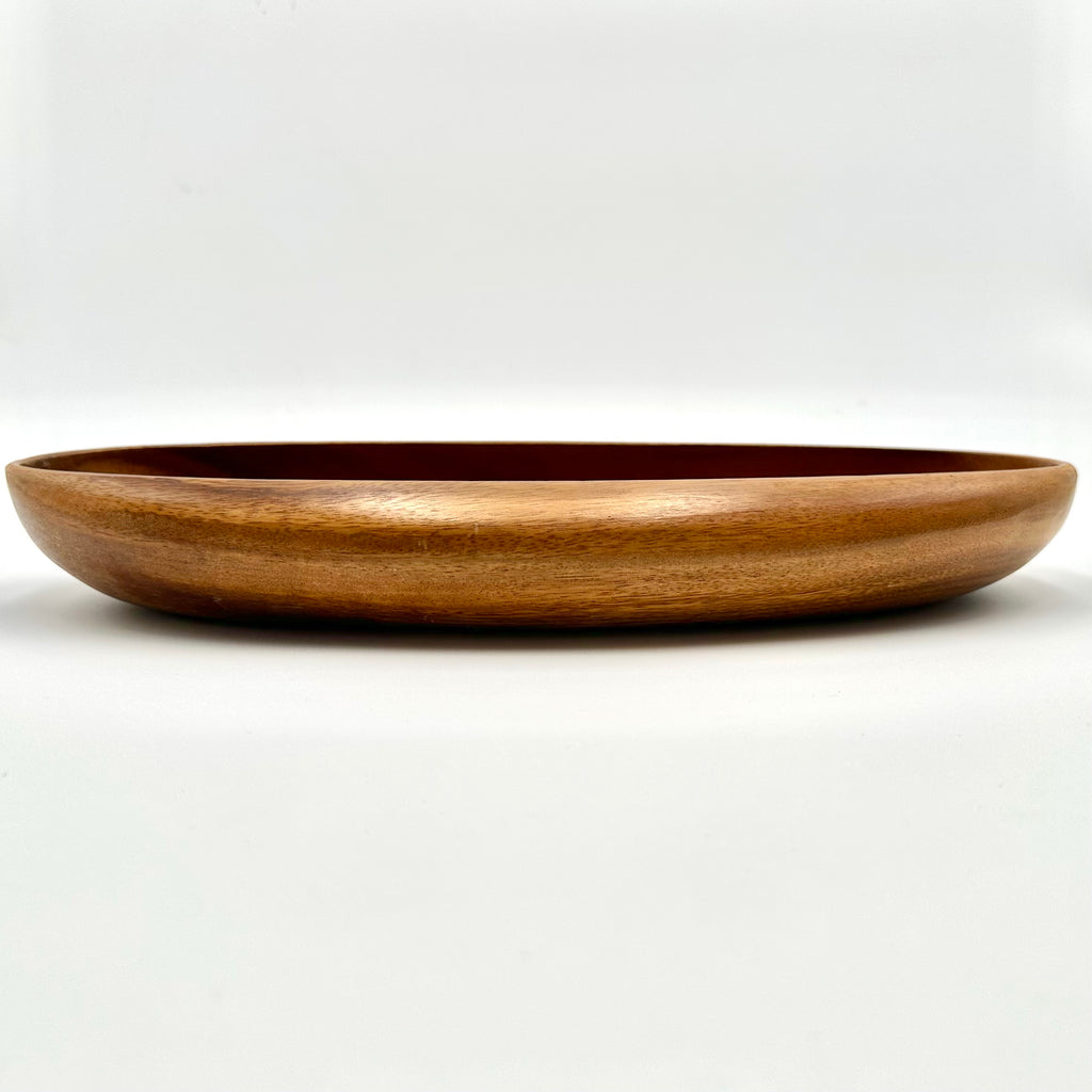 Solid Wood Vintage Philippines Serving Bowl