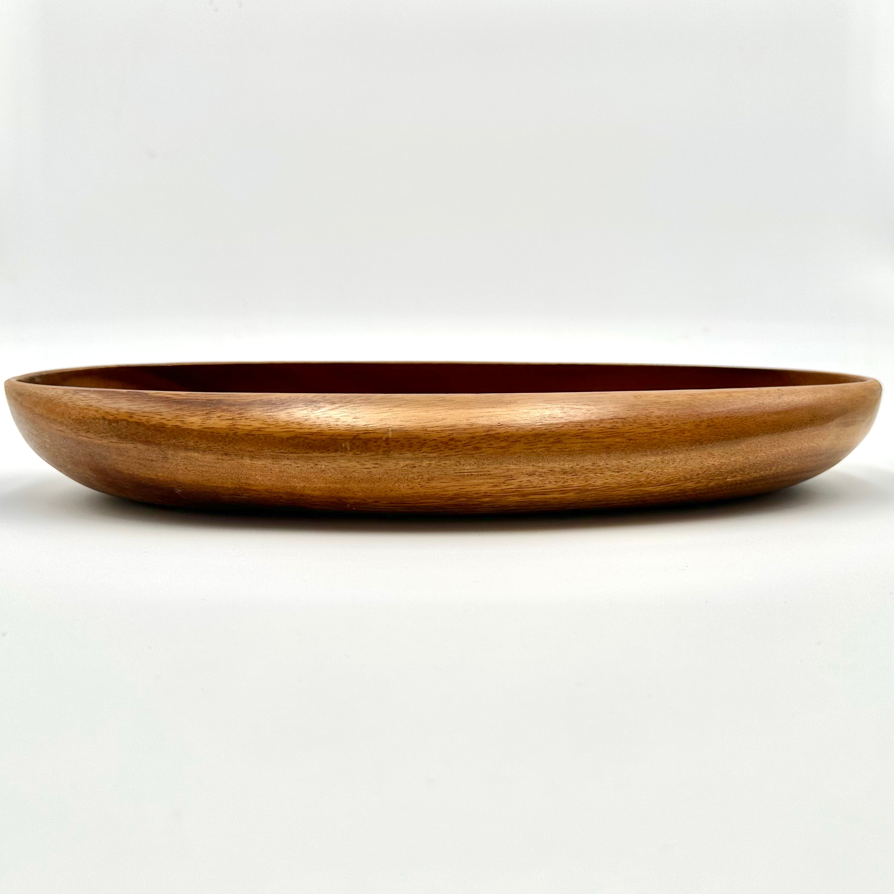Solid Wood Vintage Philippines Serving Bowl