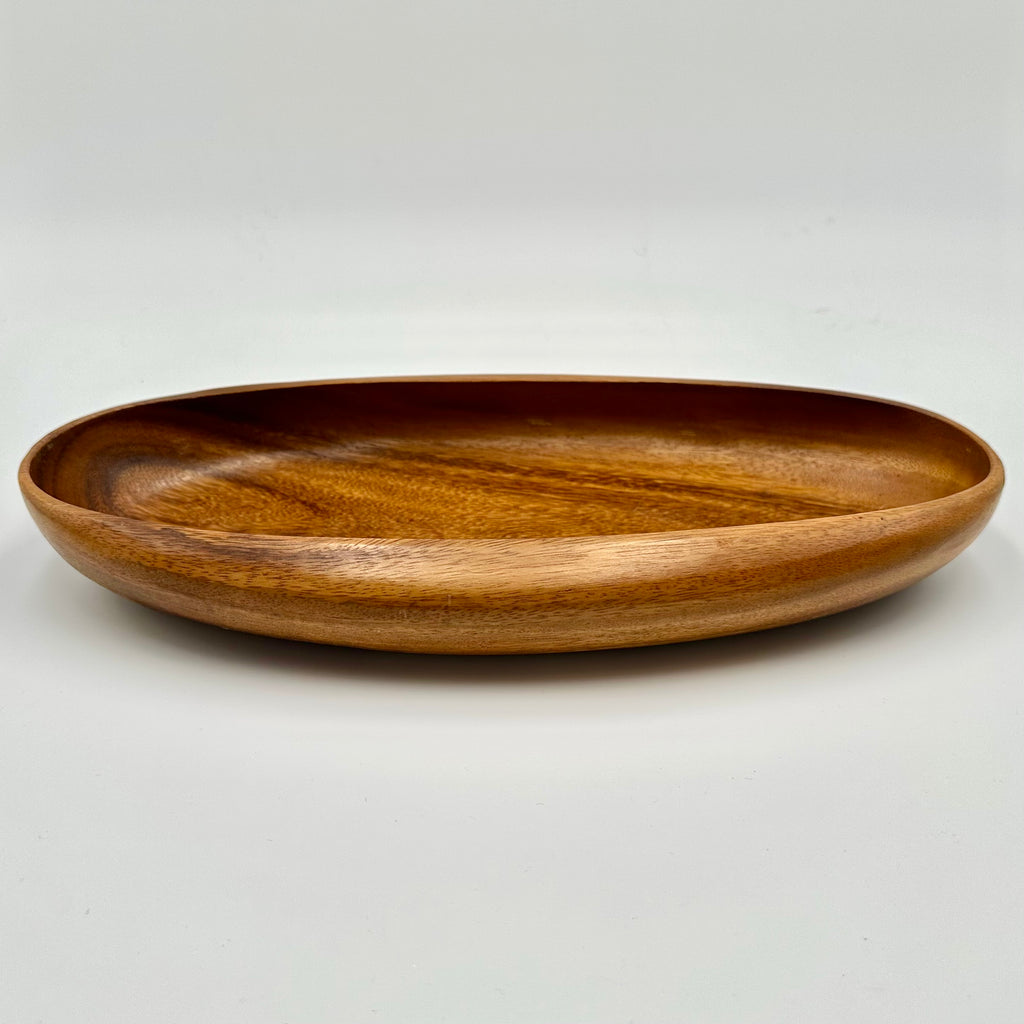 Solid Wood Vintage Philippines Serving Bowl