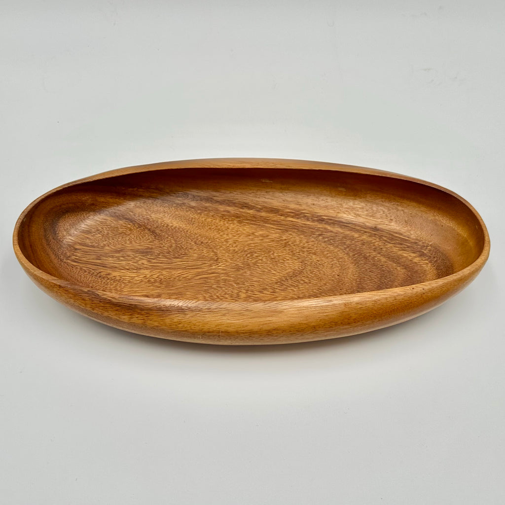 Solid Wood Vintage Philippines Serving Bowl