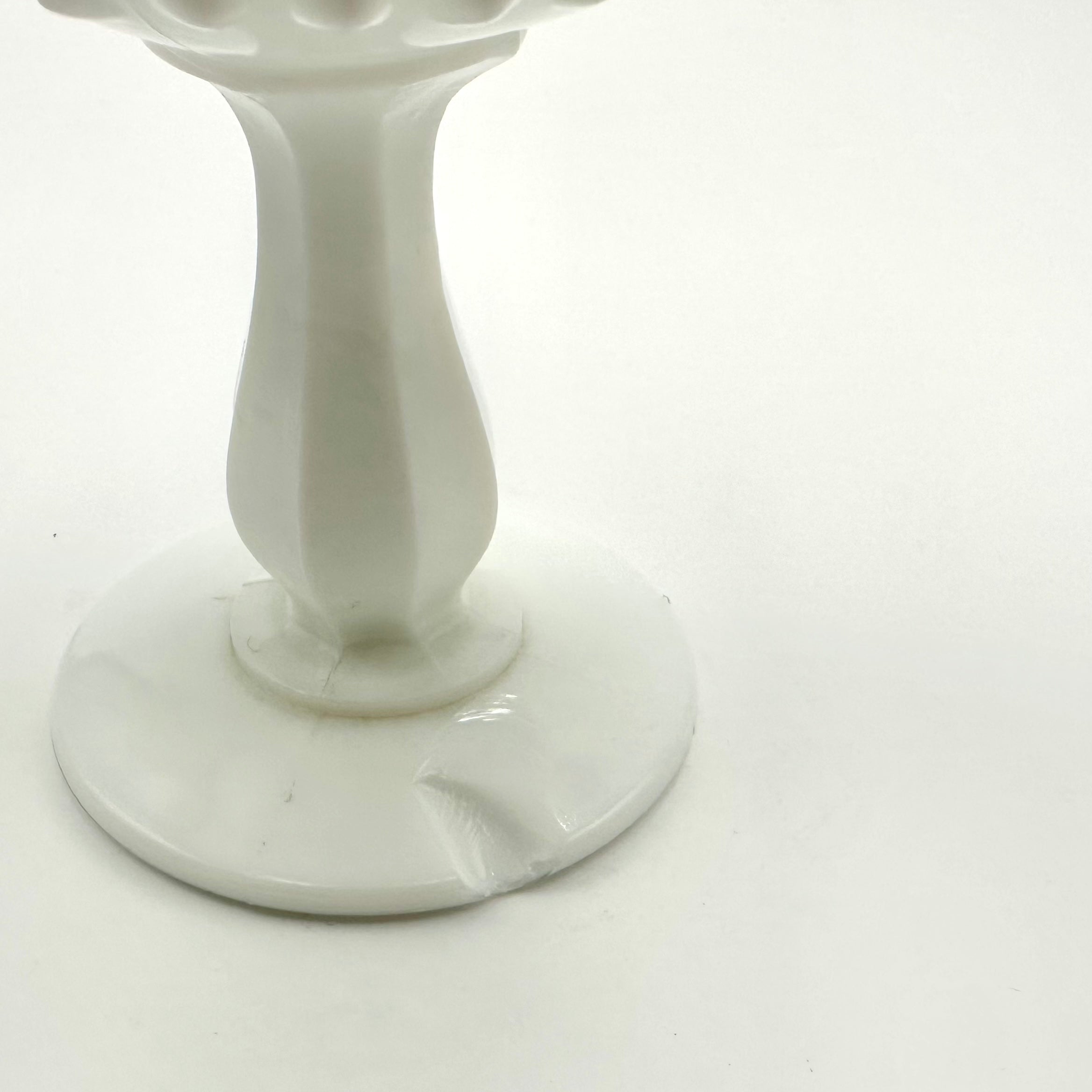 Fenton Milk Glass Hobnail Compote Dish