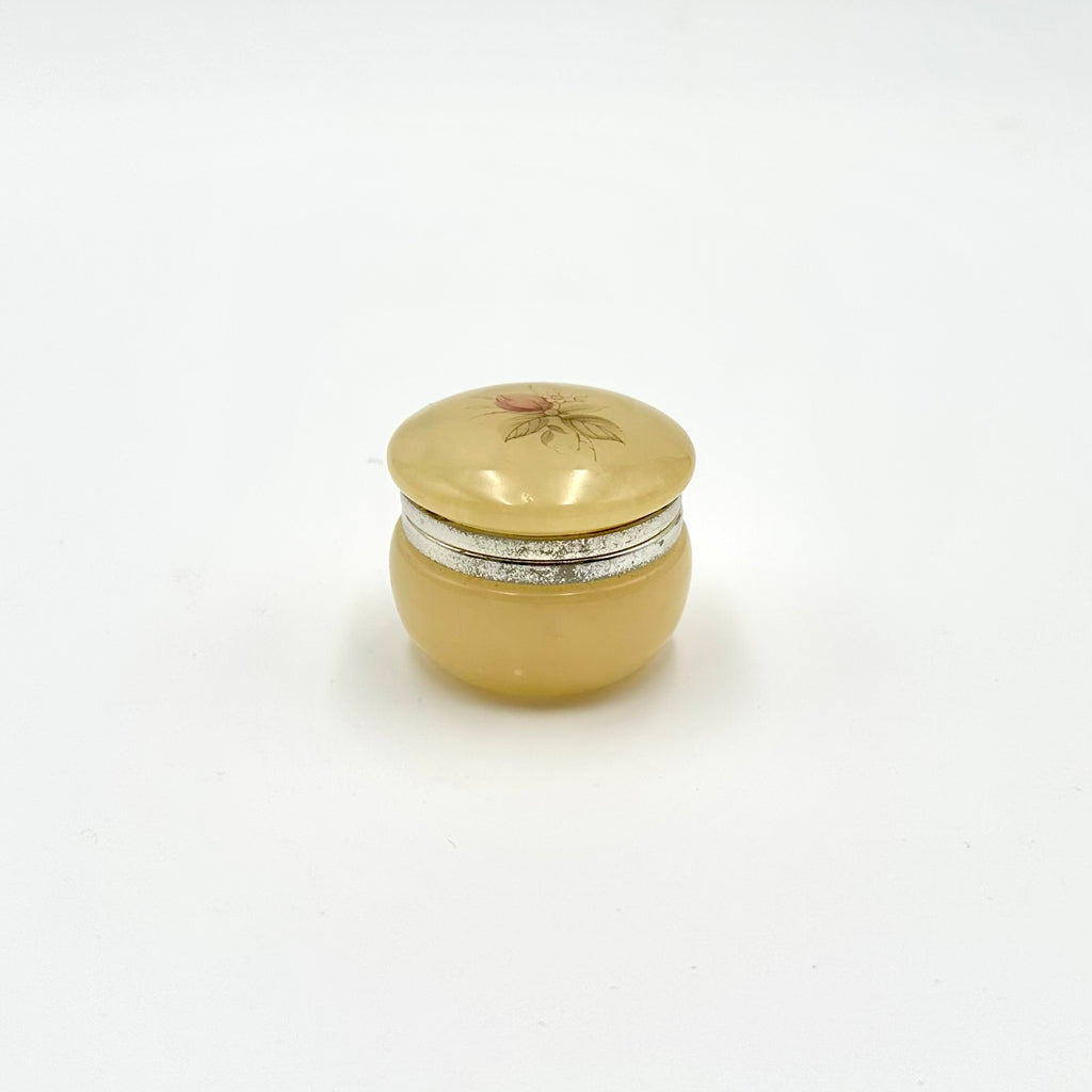 Genuine Italian Alabaster Mini Trinket Box