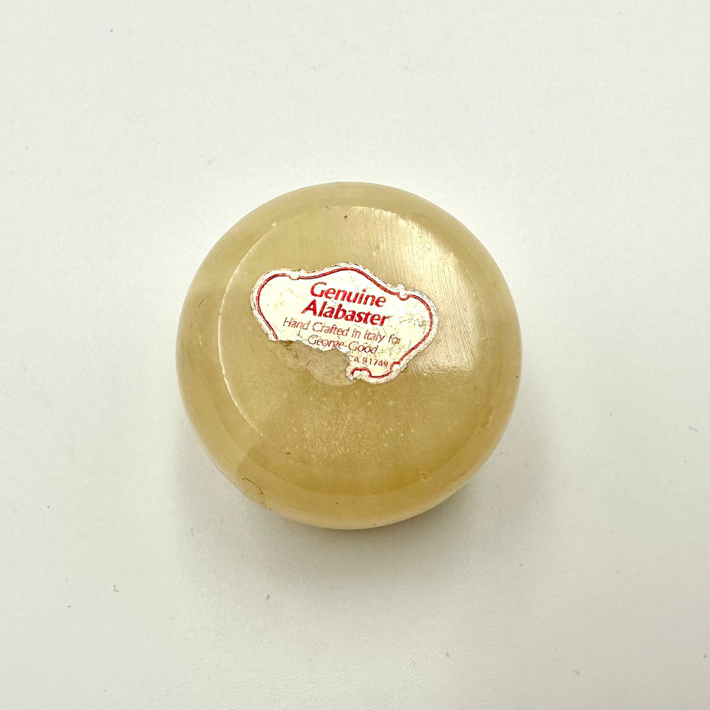 Genuine Italian Alabaster Mini Trinket Box
