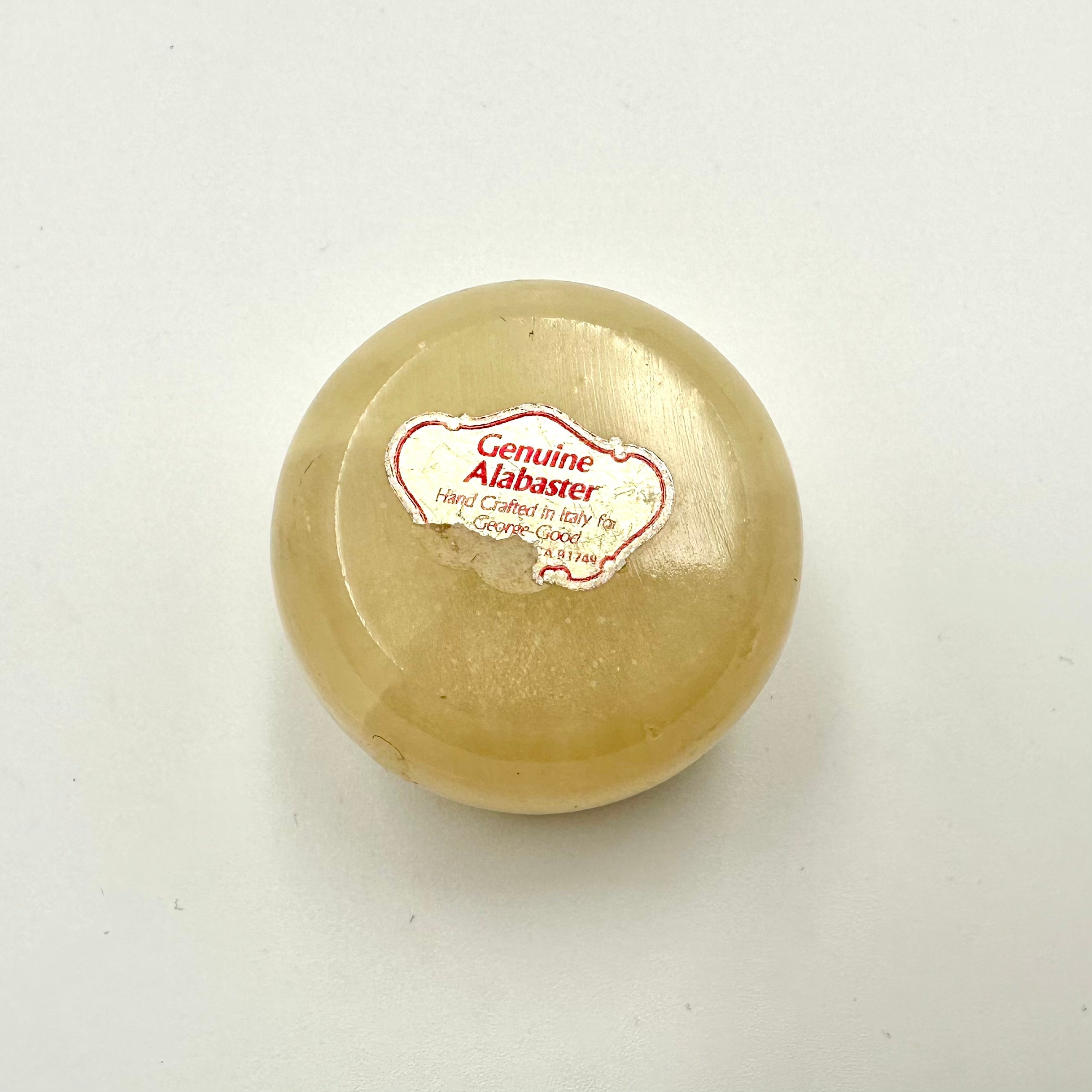 Genuine Italian Alabaster Mini Trinket Box