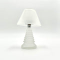 Vintage Satin Glass Candle Lamp