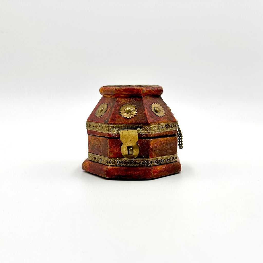 Vintage Wooden Jewelry Box