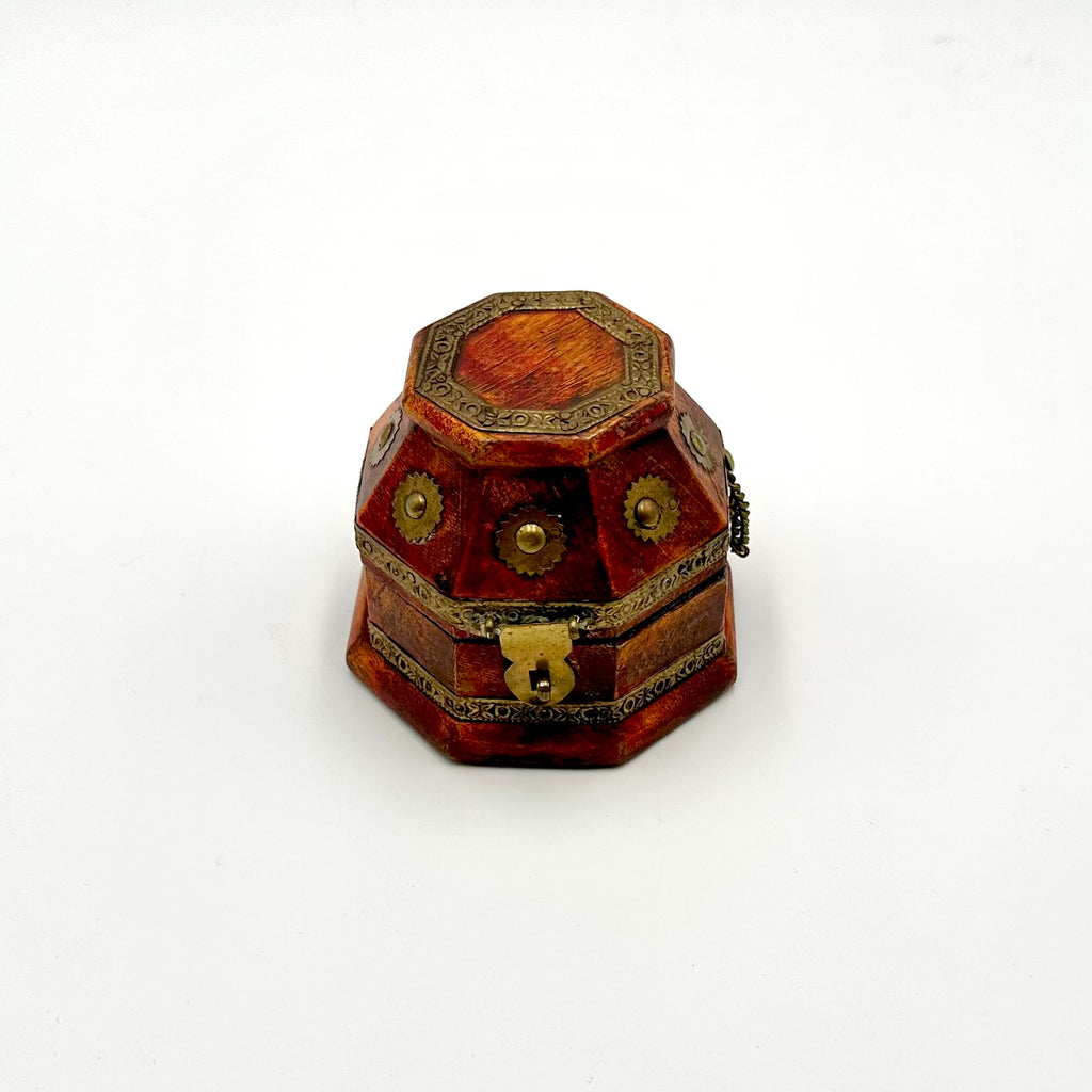 Vintage Wooden Jewelry Box
