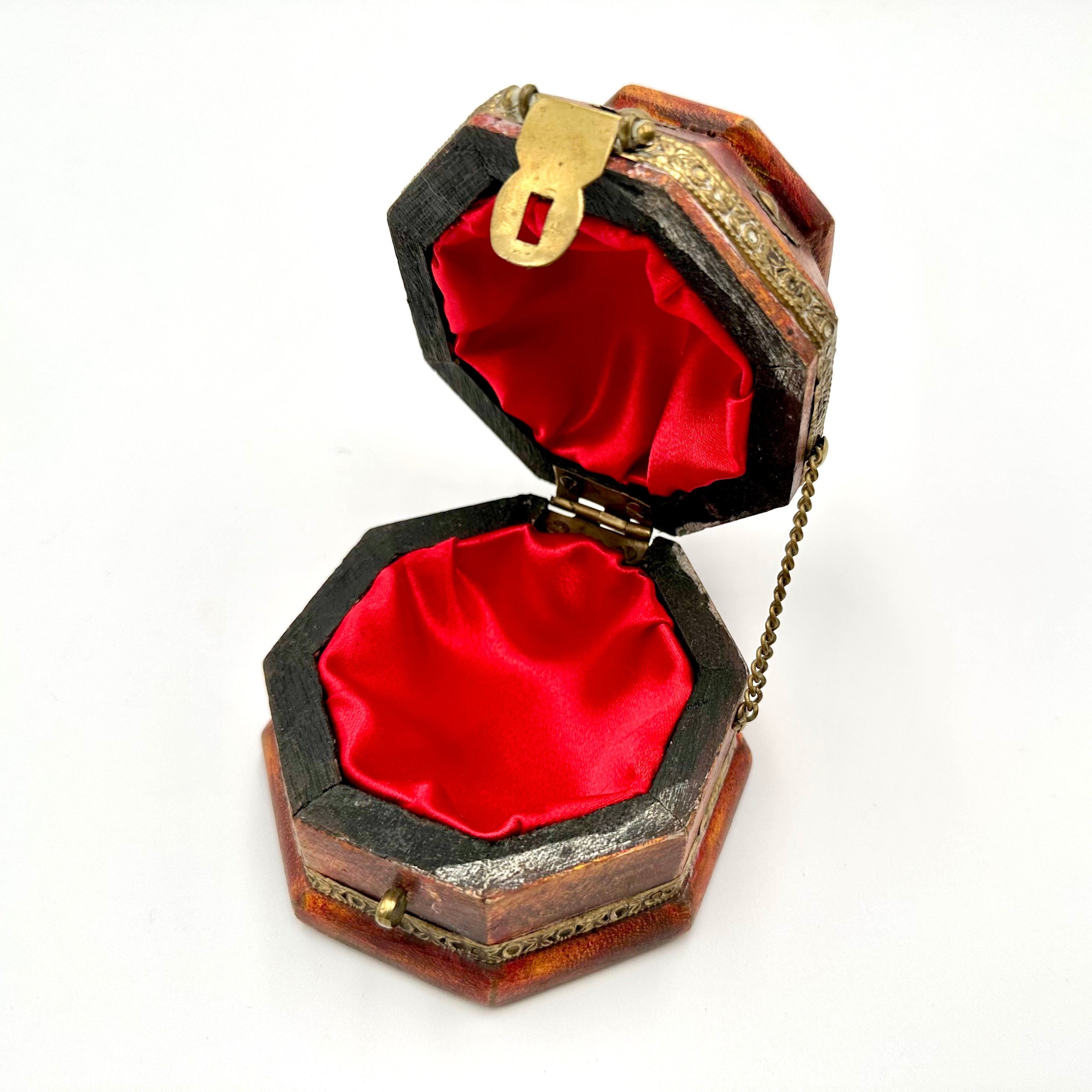 Vintage Wooden Jewelry Box