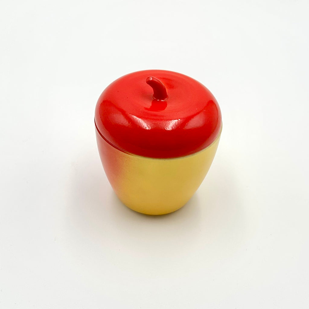 Hazel Atlas Milk Glass Apple Jam Jar