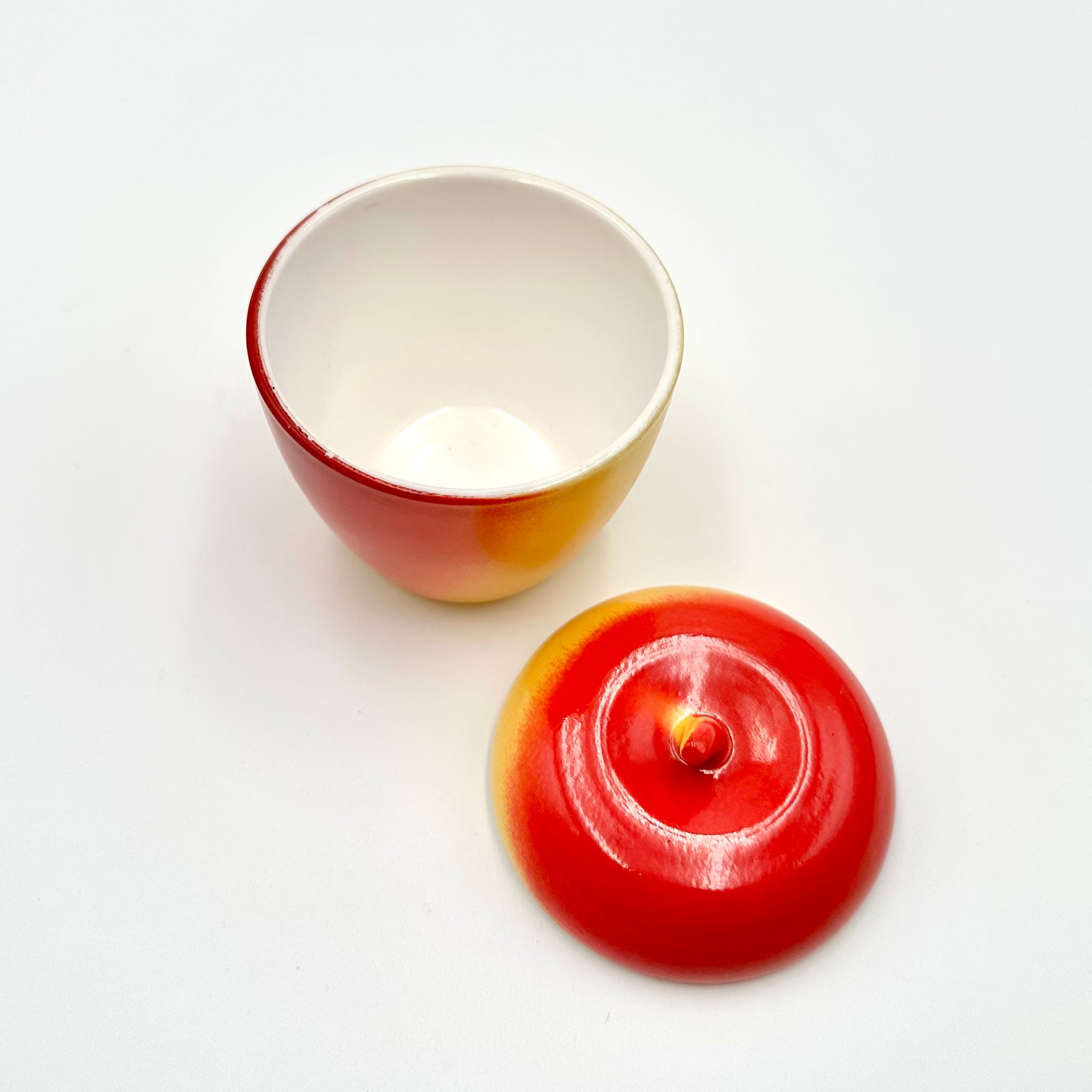 Hazel Atlas Milk Glass Apple Jam Jar