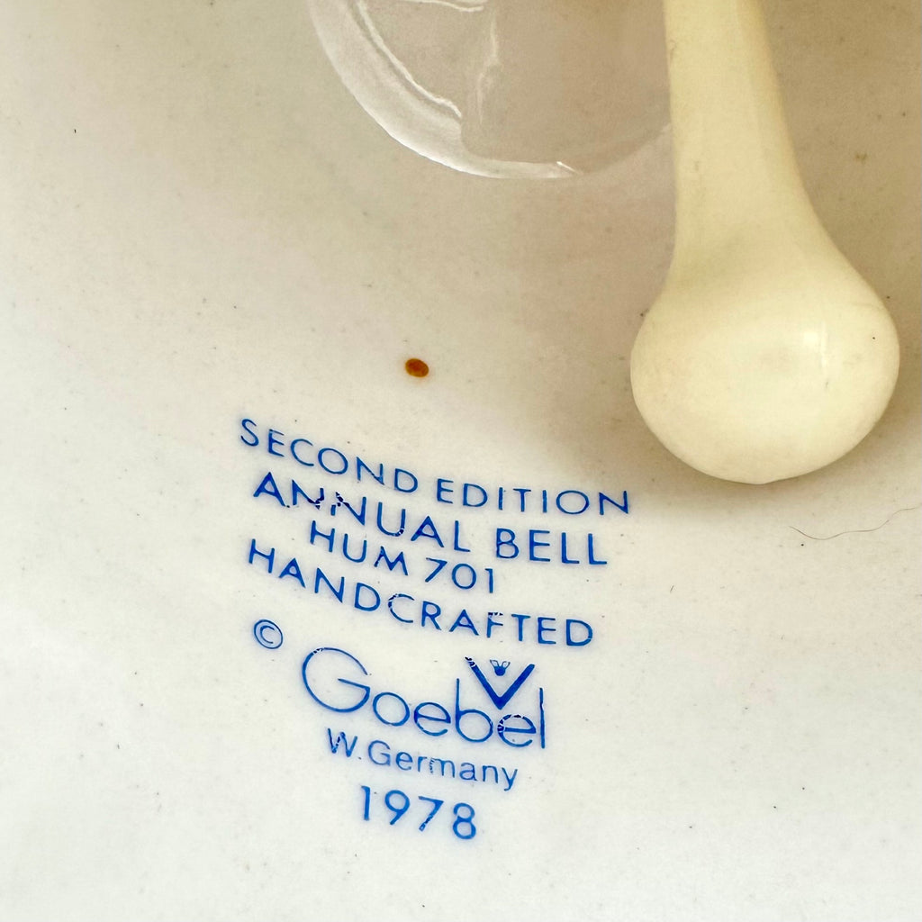 Hummel Goebel Annual Collector Bell Set of 2