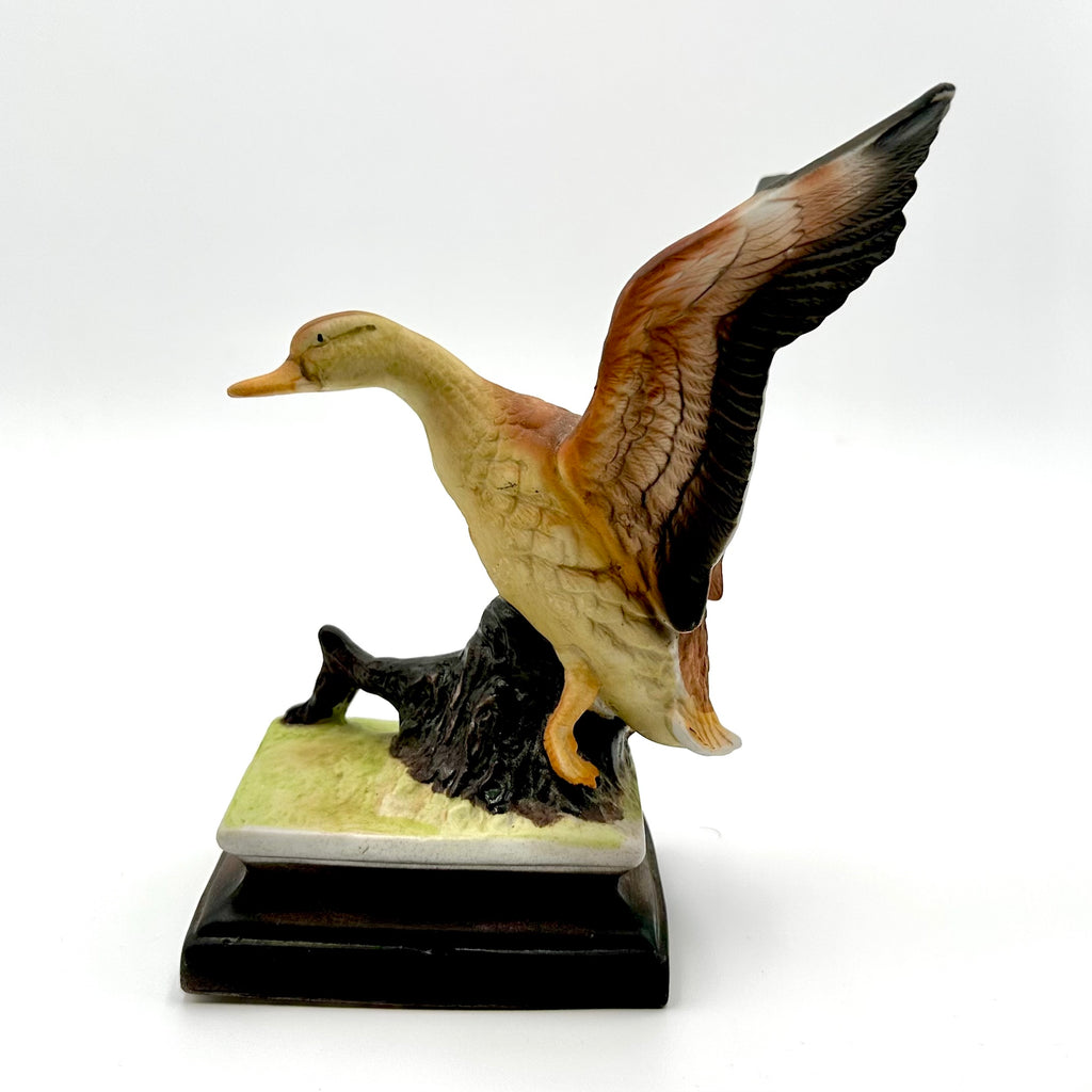 Vintage Porcelain Duck Figurine