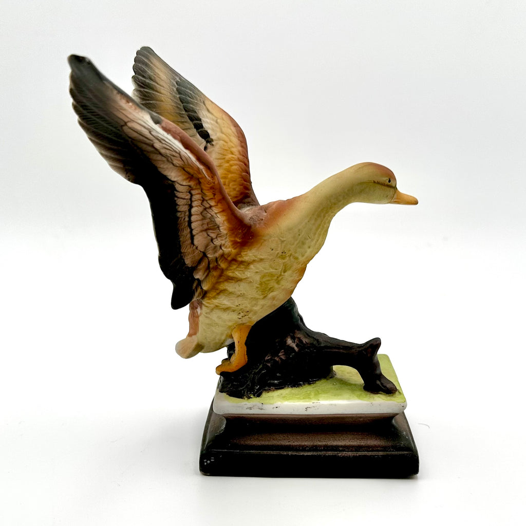 Vintage Porcelain Duck Figurine